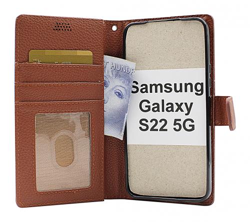 billigamobilskydd.se New Jalusta Lompakkokotelo Samsung Galaxy S22 5G