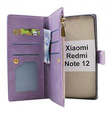 billigamobilskydd.se XL Standcase Luksuskotelo puhelimeen Xiaomi Redmi Note 12