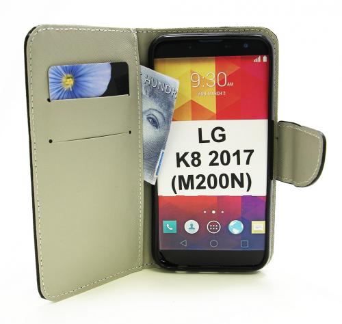 billigamobilskydd.se Kuviolompakko LG K8 2017 (M200N)