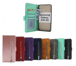 billigamobilskydd.se Zipper Standcase Wallet Samsung Galaxy A25 5G (SM-A256B/DS)