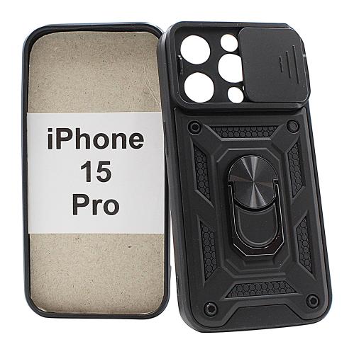 billigamobilskydd.se TPU Tough Slide Case iPhone 15 Pro