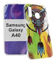billigamobilskydd.se TPU-Designkotelo Samsung Galaxy A40 (A405FN/DS)