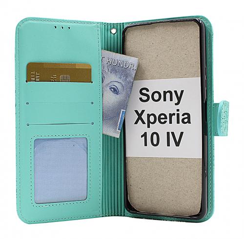 billigamobilskydd.se Flower Standcase Wallet Sony Xperia 10 IV 5G (XQ-CC54)