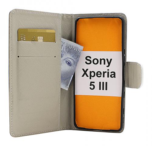 billigamobilskydd.se Kuviolompakko Sony Xperia 5 III (XQ-BQ52)
