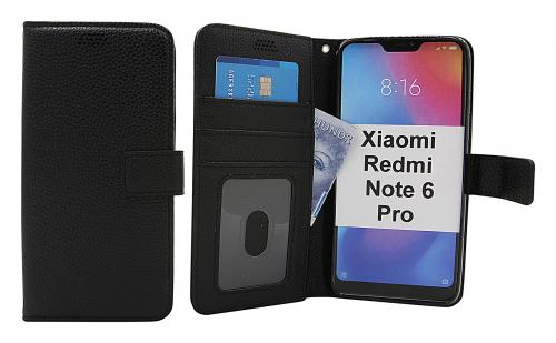 billigamobilskydd.se New Jalusta Lompakkokotelo Xiaomi Redmi Note 6 Pro