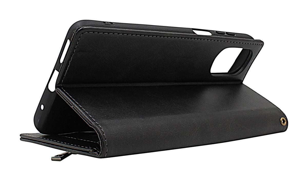 billigamobilskydd.se Zipper Standcase Wallet Motorola Moto E32s