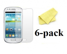 billigamobilskydd.se Kuuden kappaleen näytönsuojakalvopakett Samsung Galaxy S3 Mini