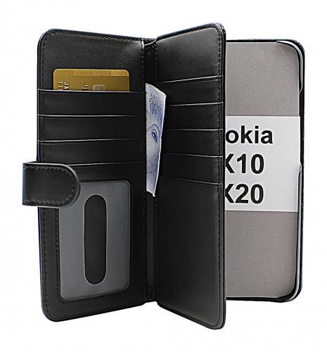 CoverIn Skimblocker XL Wallet Nokia X10 / Nokia X20