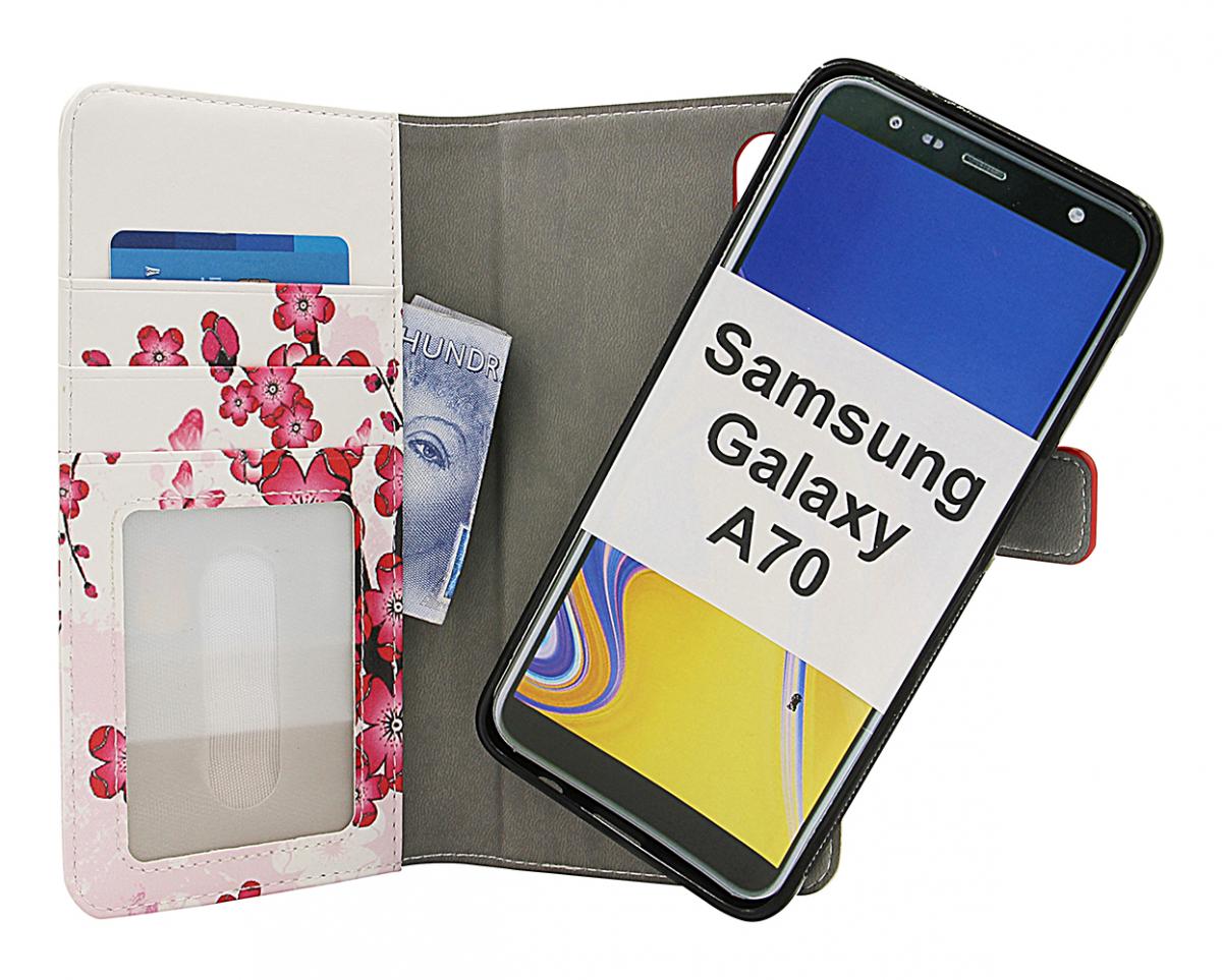 CoverIn Skimblocker Design Magneettilompakko Samsung Galaxy A70 (A705F/DS)
