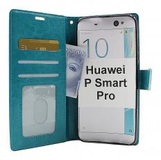 billigamobilskydd.se Crazy Horse Lompakko Huawei P Smart Pro (STK-L21)