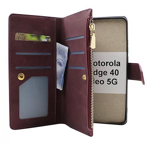 billigamobilskydd.se XL Standcase Luksuskotelo puhelimeen Motorola Edge 40 Neo 5G