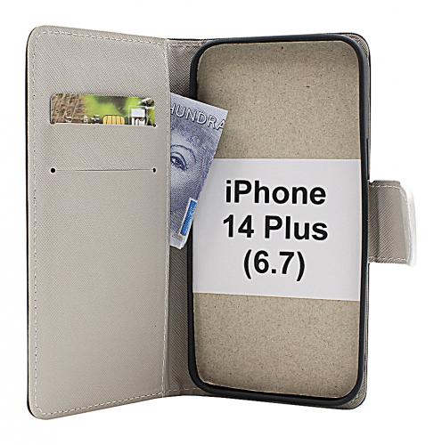 billigamobilskydd.se Kuviolompakko iPhone 14 Plus (6.7)