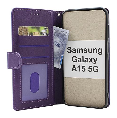 billigamobilskydd.se Zipper Standcase Wallet Samsung Galaxy A15 5G