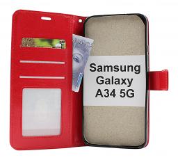 billigamobilskydd.se Crazy Horse Lompakko Samsung Galaxy A34 5G