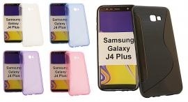 billigamobilskydd.se S-Line TPU-muovikotelo Samsung Galaxy J4 Plus (J415FN/DS)