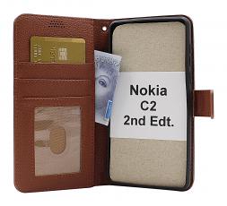 billigamobilskydd.se New Jalusta Lompakkokotelo Nokia C2 2nd Edition