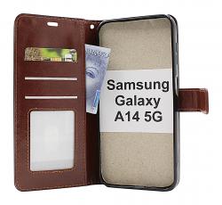 billigamobilskydd.se Crazy Horse Lompakko Samsung Galaxy A14 4G / 5G