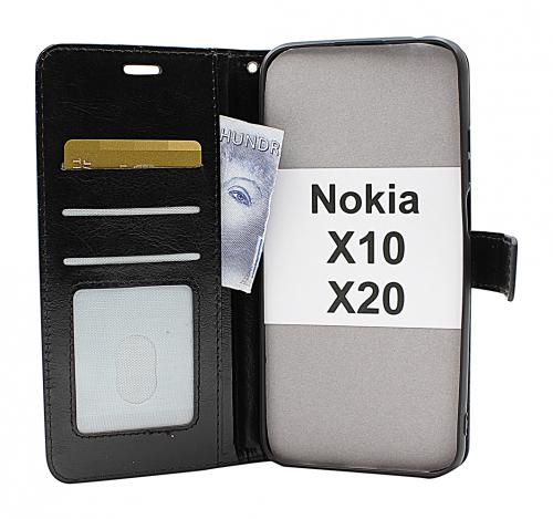 billigamobilskydd.se Crazy Horse Lompakko Nokia X10 / Nokia X20