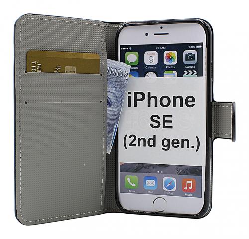 billigamobilskydd.se Kuviolompakko iPhone SE (2nd Generation)