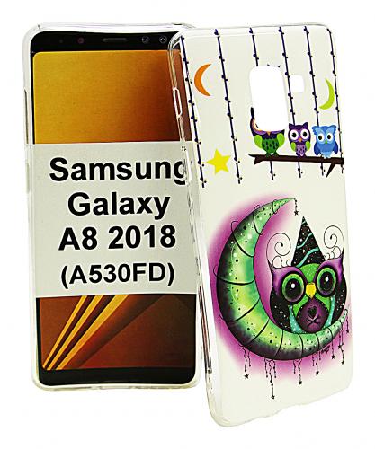 billigamobilskydd.se TPU-Designkotelo Samsung Galaxy A8 2018 (A530FD)