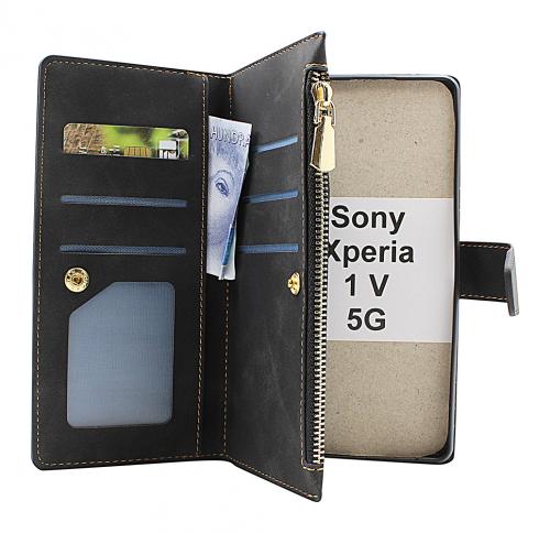 billigamobilskydd.se XL Standcase Luksuskotelo puhelimeen Sony Xperia 1 V 5G (XQ-DQ72)