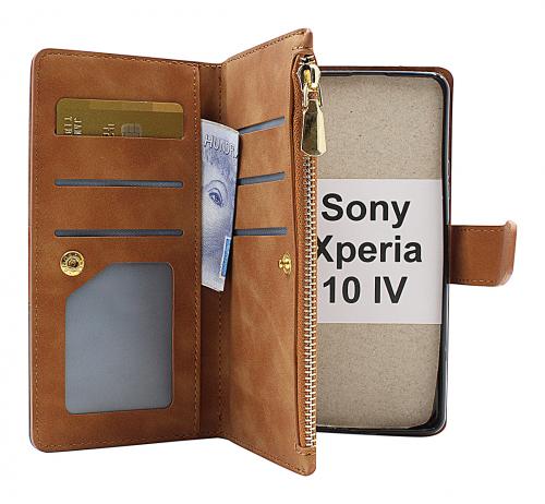 billigamobilskydd.se XL Standcase Luksuskotelo puhelimeen Sony Xperia 10 IV 5G (XQ-CC54)