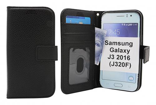 billigamobilskydd.se New Jalusta Lompakkokotelo Samsung Galaxy J3 2016 (J320F)