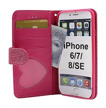 billigamobilskydd.se Standcase Glitter Wallet iPhone 7/8/SE 2nd Gen.