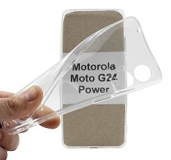 billigamobilskydd.se Ultra Thin TPU Kotelo Motorola Moto G24 Power