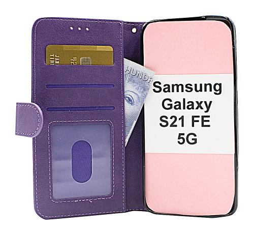 billigamobilskydd.se Zipper Standcase Wallet Samsung Galaxy S21 FE 5G (SM-G990B)