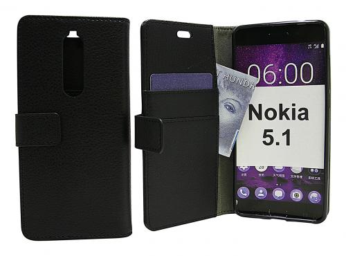 billigamobilskydd.se Jalusta Lompakkokotelo Nokia 5.1