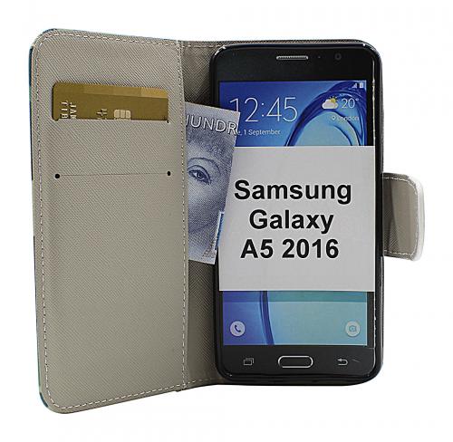billigamobilskydd.se Kuviolompakko Samsung Galaxy A5 2016 (A510F)