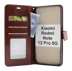 billigamobilskydd.se Crazy Horse Lompakko Xiaomi Redmi Note 12 Pro 5G