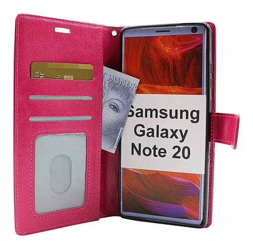 billigamobilskydd.se Crazy Horse Lompakko Samsung Galaxy Note 20 5G (N981B/DS)