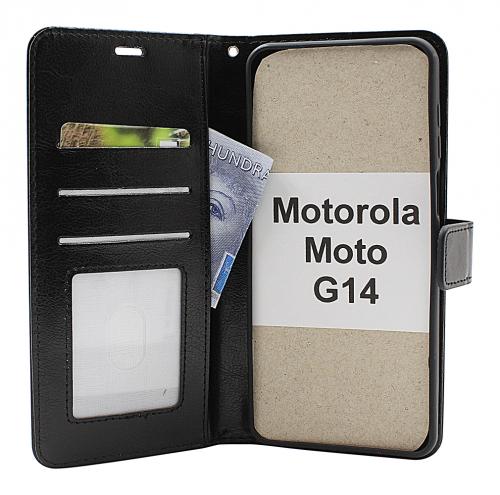 billigamobilskydd.se Crazy Horse Lompakko Motorola Moto G14