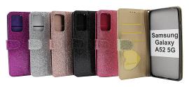 billigamobilskydd.se Standcase Glitter Wallet Samsung Galaxy A52 5G (A525F / A526B)