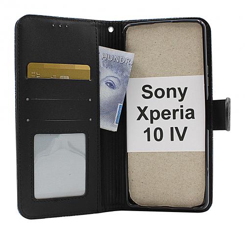 billigamobilskydd.se Flower Standcase Wallet Sony Xperia 10 IV 5G (XQ-CC54)