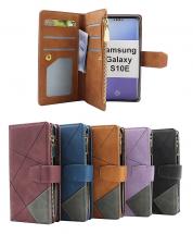 billigamobilskydd.se XL Standcase Luksuskotelo puhelimeen Samsung Galaxy S10e (G970F)