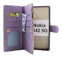 billigamobilskydd.se XL Standcase Luksuskotelo puhelimeen Nokia G42 5G