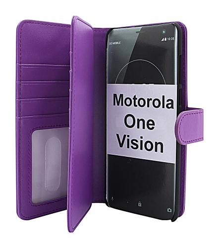 Coverin Skimblocker XL Magnet Wallet Motorola One Vision