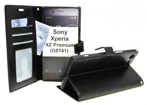 billigamobilskydd.se Crazy Horse Lompakko Sony Xperia XZ Premium (G8141)