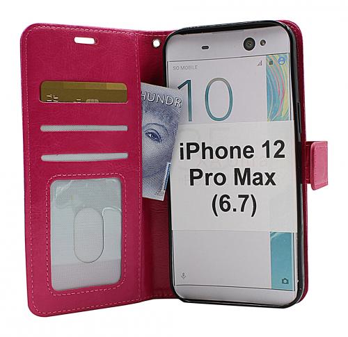 billigamobilskydd.se Crazy Horse Lompakko iPhone 12 Pro Max (6.7)
