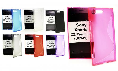 billigamobilskydd.se S-Line TPU-muovikotelo Sony Xperia XZ Premium (G8141)