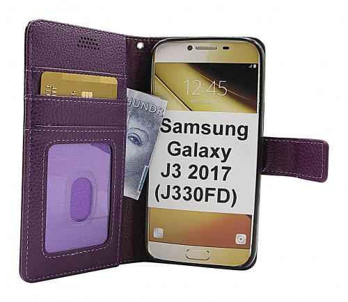 billigamobilskydd.se New Jalusta Lompakkokotelo Samsung Galaxy J3 2017 (J330FD)