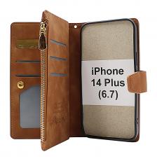 billigamobilskydd.se XL Standcase Luksuskotelo puhelimeen iPhone 14 Plus (6.7)