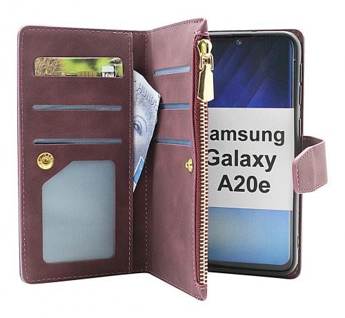 billigamobilskydd.se XL Standcase Luksuskotelo puhelimeen Samsung Galaxy A20e (A202F/DS)