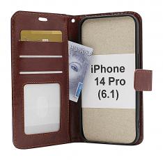billigamobilskydd.se Crazy Horse Lompakko iPhone 14 Pro (6.1)