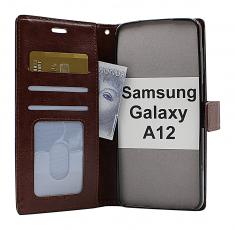 billigamobilskydd.se Crazy Horse Lompakko Samsung Galaxy A12 (A125F/DS)