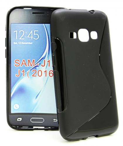 billigamobilskydd.se S-Line TPU-muovikotelo Samsung Galaxy J1 2016 (J120F)