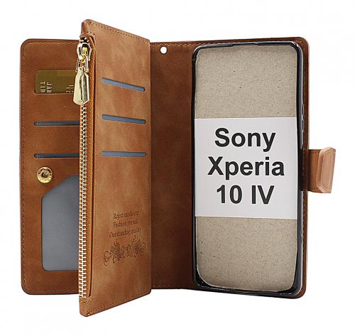 billigamobilskydd.se XL Standcase Luksuskotelo puhelimeen Sony Xperia 10 IV 5G (XQ-CC54)